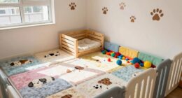 designate a puppy play area