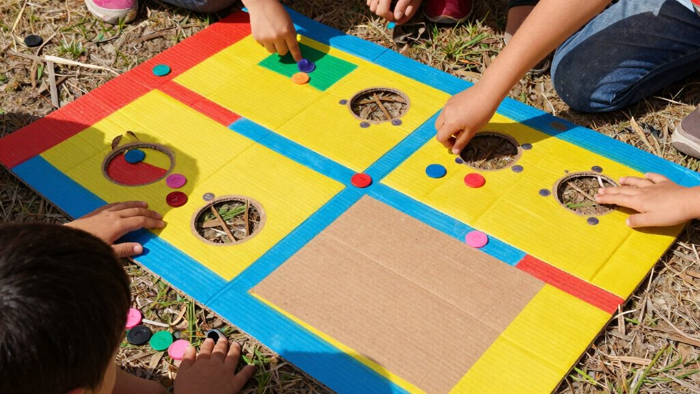 diy cardboard search game