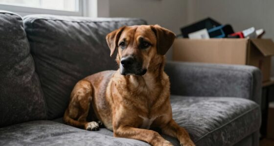 dog behavior setbacks after move