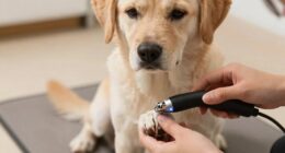 dog nail trimming training