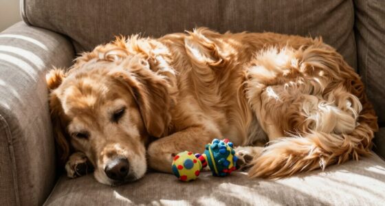 dog needs rest after excitement