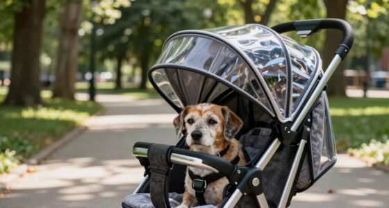 dog stroller training technique