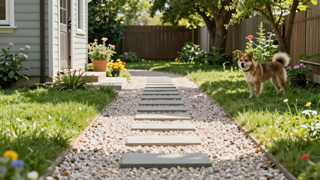 efficient durable potty pathway design