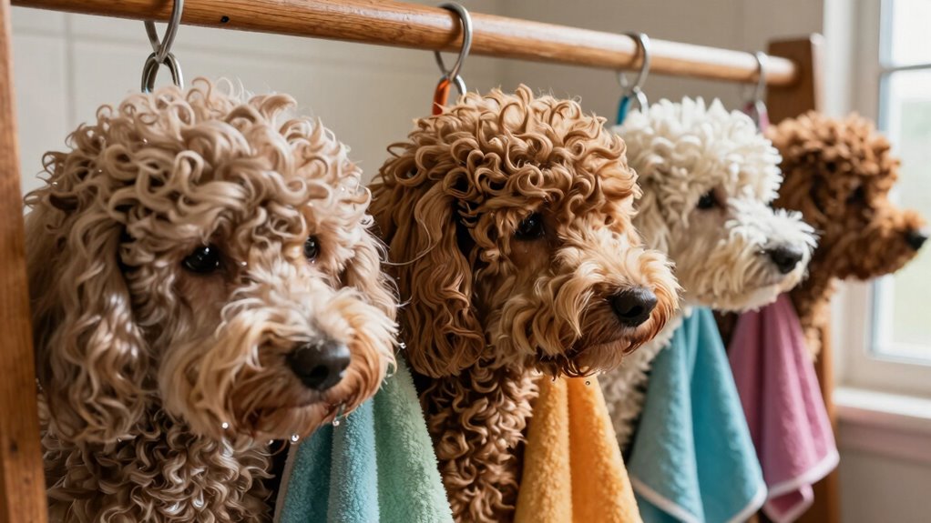 gentle curly coat drying