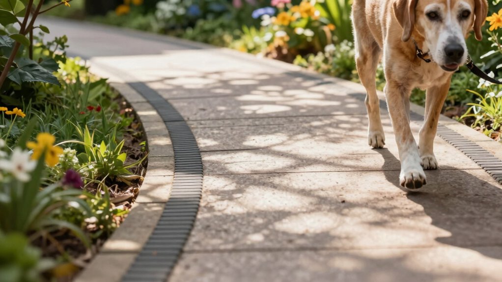 non slip path for senior dogs