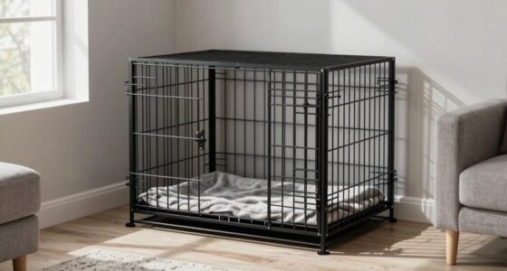 optimal crate door positioning