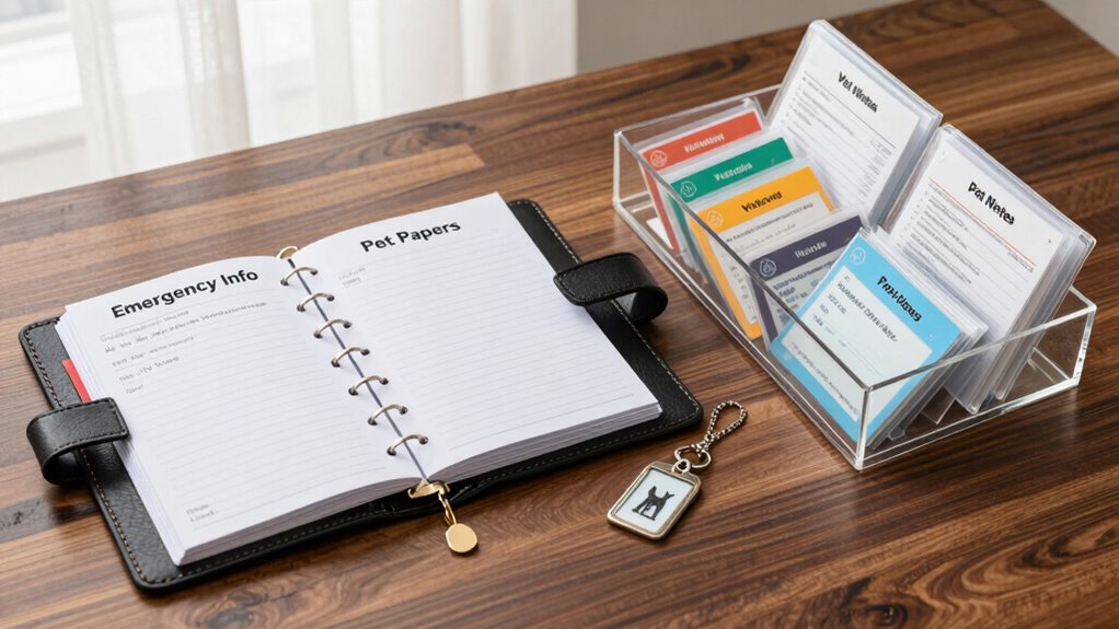organized pet document system