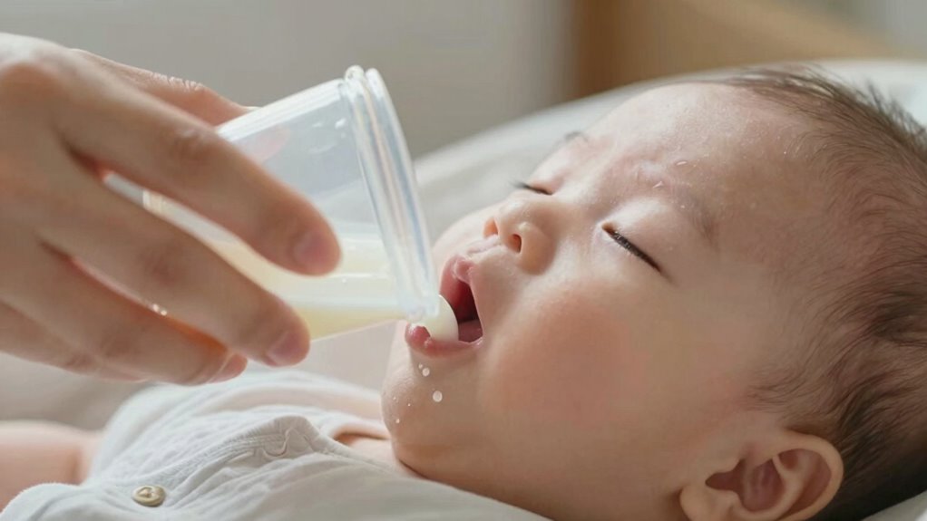 proper bottle feeding technique