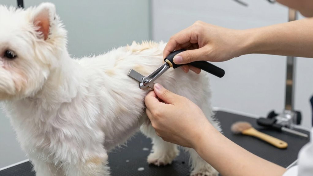 proper grooming tool handling