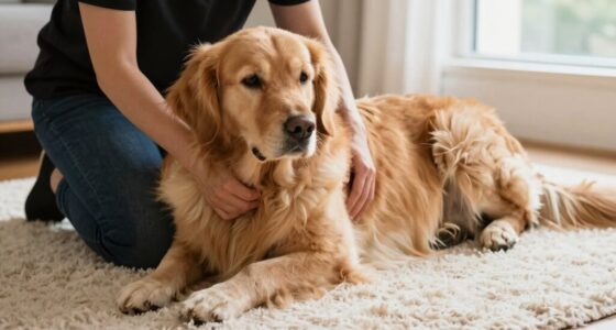 properly lifting large dogs