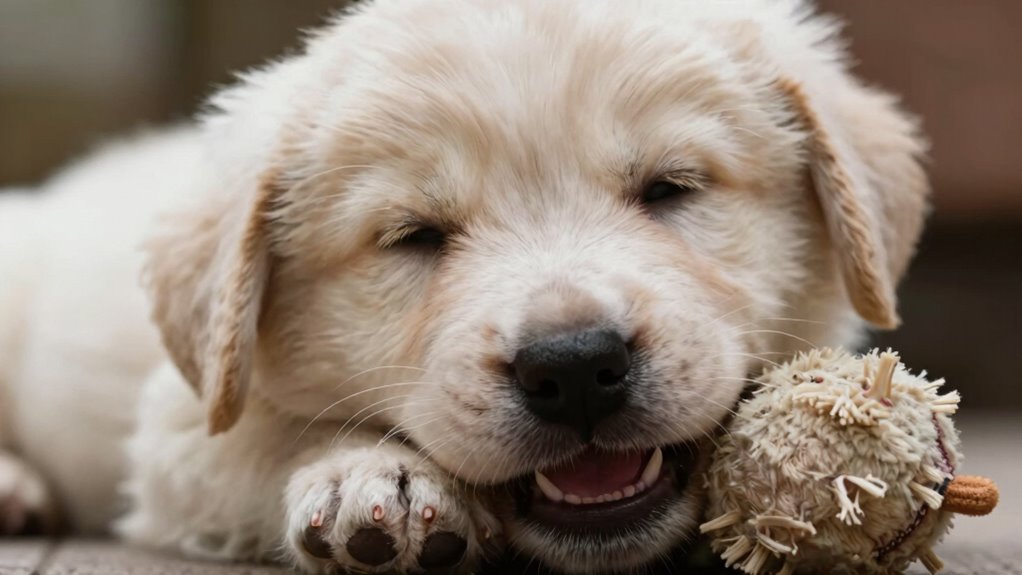 puppies bite more tired