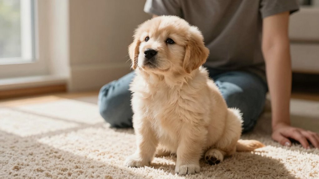 puppy settling training tips