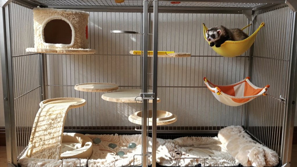 safe landings in cages