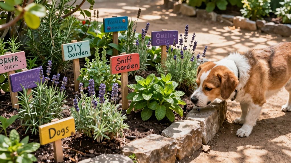 safe scent filled dog garden