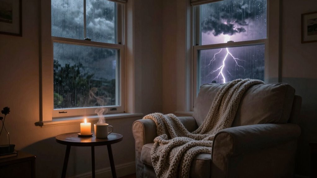 serene storm shelter space