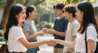 set boundaries with newcomers