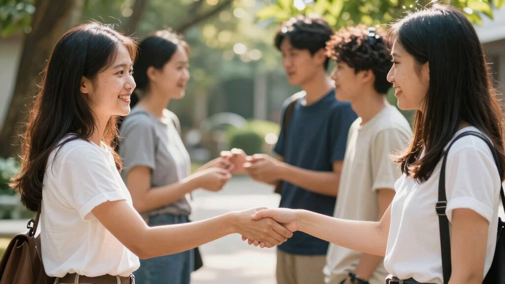 set boundaries with newcomers