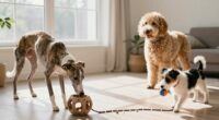 shared enrichment for multiple dogs