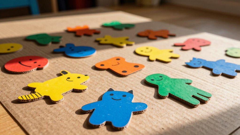 simple cardboard search game