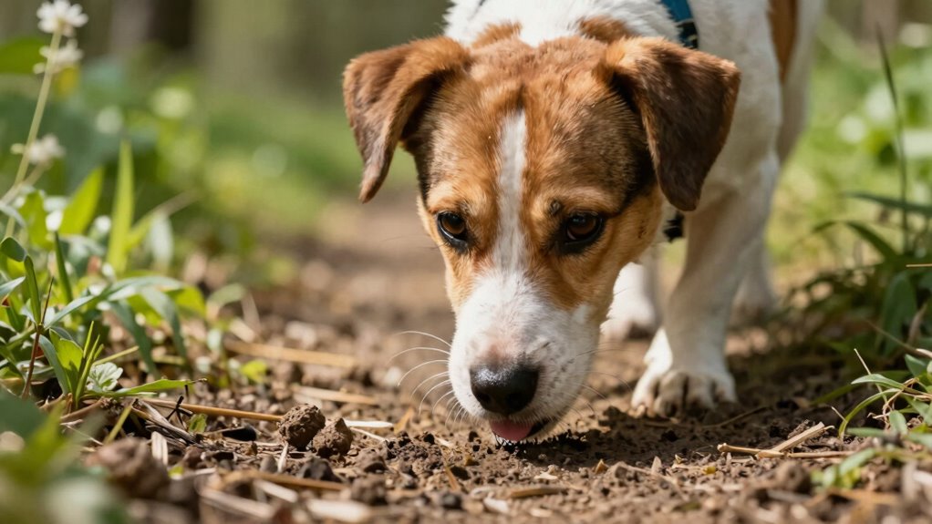 sniffing more tires walking