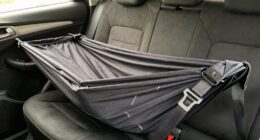 unsafe car hammock installation