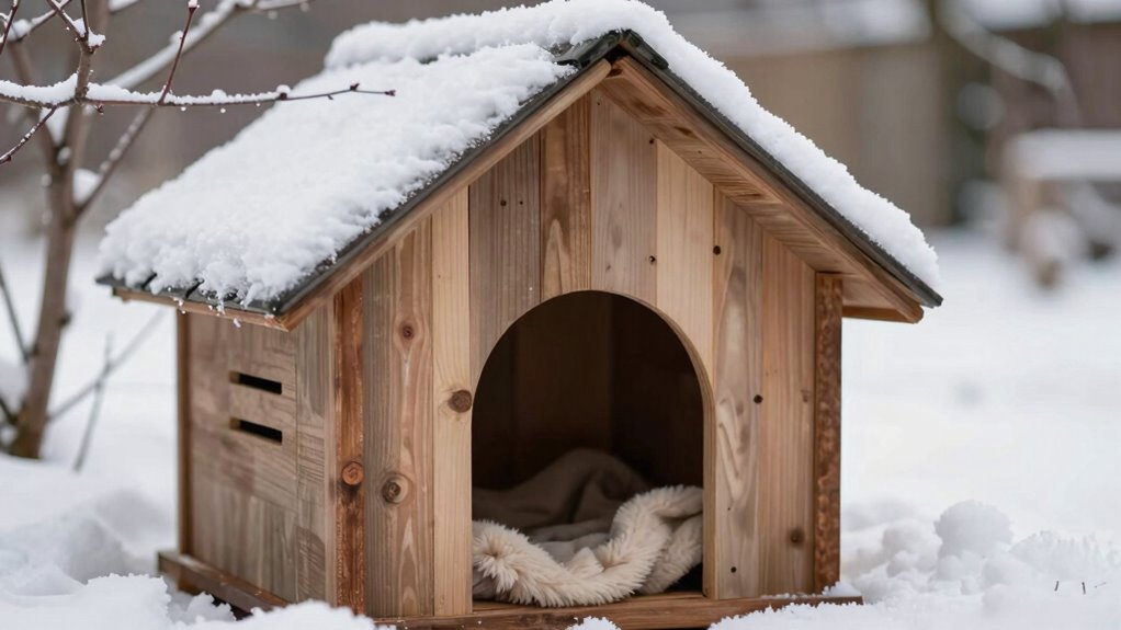 winter outdoor cat warmth
