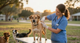 Orange County Animal Services Vaccinates, Microchips 500 Dogs At Barnett Park