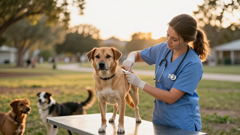 Orange County Animal Services Vaccinates, Microchips 500 Dogs At Barnett Park