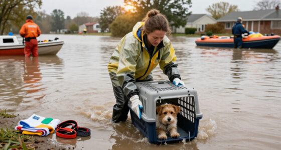 ASPCA Assists With The Emergency Evacuation Of Over 50 Animals Due To Flooding