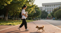 Yinchuan University Allows Students To Bring Pets To Campus