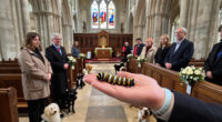 Photos: Caterpillar Among 79 Pets Blessed At Salisbury Cathedral Service