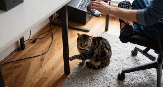 Oscar The Underdesk Kitty